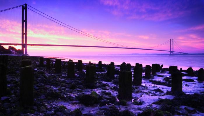 Get up close to the Humber Bridge 