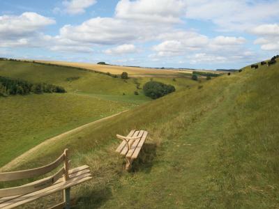 Stretch out on a poetry bench near Huggate 