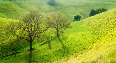 Thixendale valley, Yorkshire Wolds Way, Fridaythorpe 